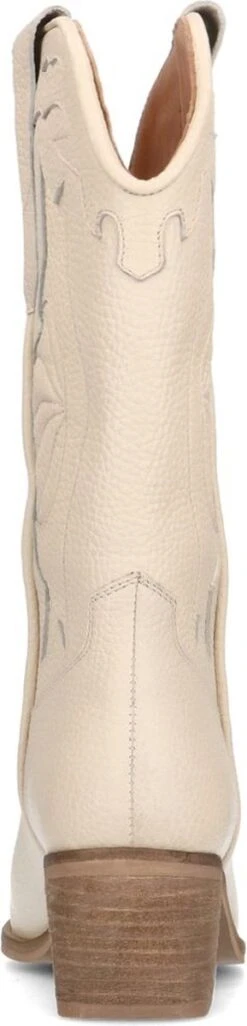 Manfield - Dames - Witte Leren Cowboy Laarzen - Maat 41 -Gabor Verkoop 2024 289x1200