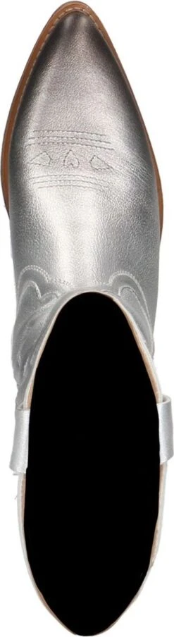 Sacha - Dames - Zilverkleurige Leren Cowboy Laarzen - Maat 41 -Gabor Verkoop 2024 328x1200 1