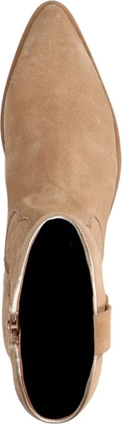 Manfield - Dames - Taupe Suède Cowboy Laarzen - Maat 40 -Gabor Verkoop 2024 346x1200