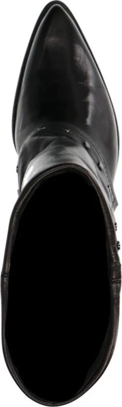 Sacha - Dames - Zwarte Leren Laarzen Met Studs - Maat 38 -Gabor Verkoop 2024 360x1200 1