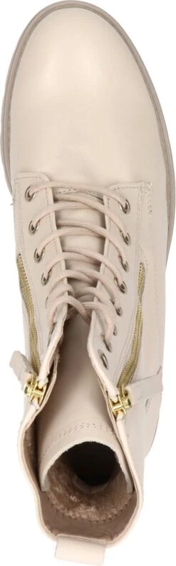 Gabor Enkellaarsjes Dames / Laarzen / Damesschoenen - Leer - 92.785 - Gebroken Wit - Maat 39 -Gabor Verkoop 2024 374x1200