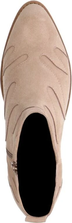 Manfield - Dames - Beige Suède Cowboy Laarzen - Maat 38 -Gabor Verkoop 2024 391x1200 2