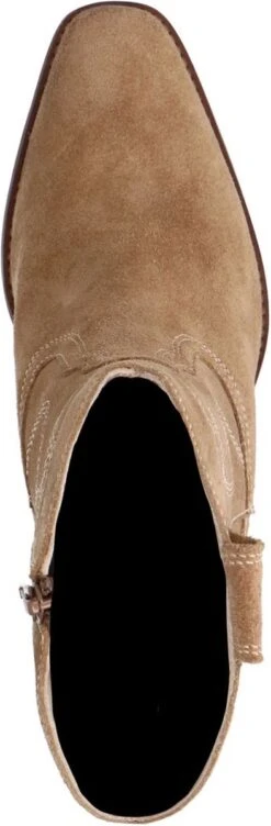 Manfield - Dames - Beige Suède Cowboy Laarzen - Maat 40 -Gabor Verkoop 2024 394x1200 3