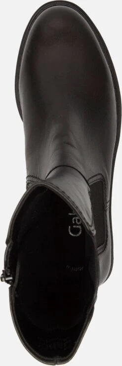 Gabor Vrouwen Leren Chelsea Boots / Laarzen / Damesschoenen 72.871 Led - Zwart - Maat 38.5 -Gabor Verkoop 2024 400x1200