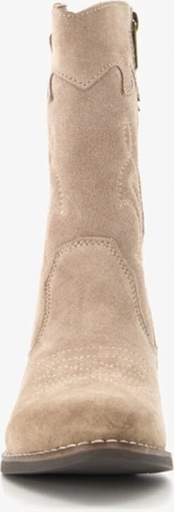 TwoDay Suede Meisjes Cowboy Western Laarzen Beige - Maat 33 - Echt Leer -Gabor Verkoop 2024 408x1200 4