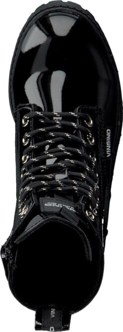 Vingino Eva High Veterboots - Laarzen Met Veters - Meisjes - Zwart - Maat 28 -Gabor Verkoop 2024 445x1200