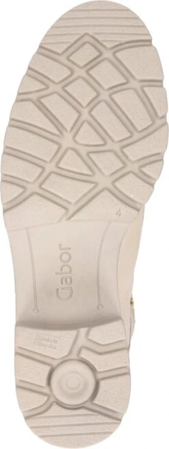 Gabor Enkellaarsjes Dames / Laarzen / Damesschoenen - Leer - 92.785 - Gebroken Wit - Maat 39 -Gabor Verkoop 2024 453x1200