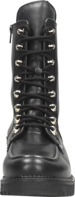 Gabor Veterboots Dames / Laarzen / Damesschoenen - Leer - 92.723.57 - Zwart - Maat 39 -Gabor Verkoop 2024 460x1200