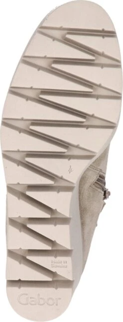 Gabor Enkellaarsjes Dames / Laarzen / Damesschoenen - Suède - 94.780.12 - Beige - Maat 38.5 -Gabor Verkoop 2024 461x1200 1