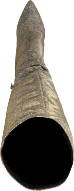 Sacha - Dames - Goudkleurige Hoge Laarzen Met Glitters - Maat 40 -Gabor Verkoop 2024 469x1200 4