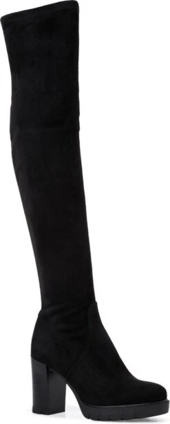 Tamaris Dames Overknee Laarzen - Zwart - Maat 41