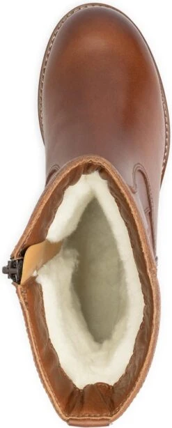 Travelin' Skjolden Leren Dames Laarzen - Wol Gevoerde Laars - Cognac Leer - Maat 36 -Gabor Verkoop 2024 483x1200
