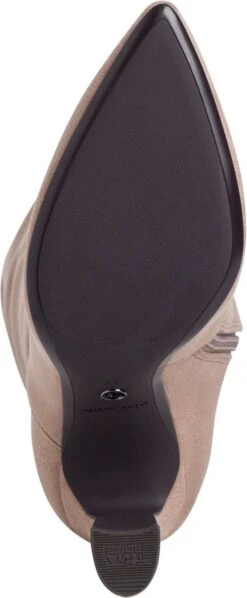 Tamaris Hoge Laarzen Taupe Textiel - Dames - Maat 39 -Gabor Verkoop 2024 496x1200