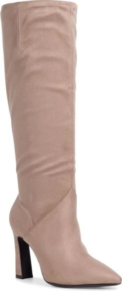 Tamaris Hoge Laarzen Taupe Textiel - Dames - Maat 39 -Gabor Verkoop 2024 503x1200