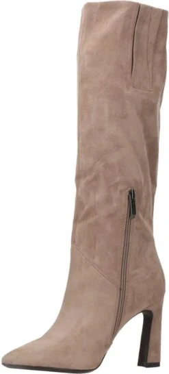 Tamaris Hoge Laarzen Taupe Textiel - Dames - Maat 39 -Gabor Verkoop 2024 543x1200