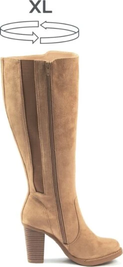 Gabylou - Laarzen Voor Brede Kuiten XL - Model Kamilla - Beige, Maat 38 -Gabor Verkoop 2024 554x1200