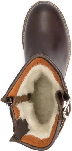 Travelin' Gyland Leren Dames Laarzen - Wol Gevoerde Laars - Donkerbruin Leer - Maat 39 -Gabor Verkoop 2024 573x1200