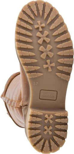 Travelin' Stavanger Leren Dames Laarzen - Wol Gevoerde Laars - Cognac Leer - Maat 38 -Gabor Verkoop 2024 577x1200