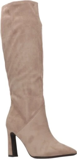 Tamaris Hoge Laarzen Taupe Textiel - Dames - Maat 39 -Gabor Verkoop 2024 582x1200