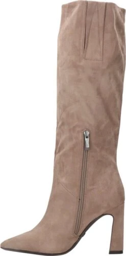 Tamaris Hoge Laarzen Taupe Textiel - Dames - Maat 39 -Gabor Verkoop 2024 592x1200