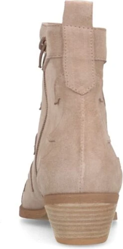 Manfield - Dames - Beige Suède Cowboy Laarzen - Maat 38 -Gabor Verkoop 2024 593x1200 3