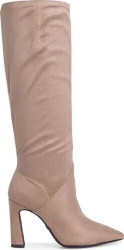 Tamaris Hoge Laarzen Taupe Textiel - Dames - Maat 39 -Gabor Verkoop 2024 596x1200