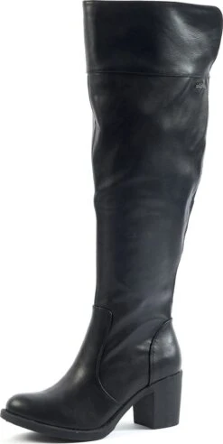 Gabylou - Laarzen Voor Brede Kuiten XL - Model Nathalie - Black, Maat 39