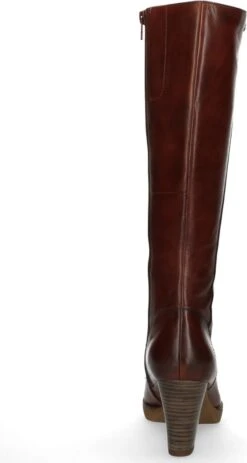 No Stress - Dames - Cognac Leren Laarzen Met Hak - Maat 40 -Gabor Verkoop 2024 640x1200