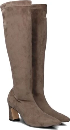 Notre-V 10242 Hoge Laarzen - Dames - Taupe - Maat 42