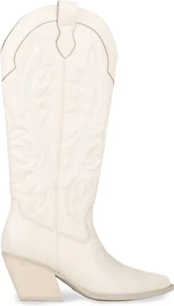 POSH By Poelman JILL Dames Laarzen - Crème - Maat 36