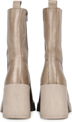 PS Poelman BOMMA Dames Enkel Laarzen Met Hak - Taupe - Maat 38 -Gabor Verkoop 2024 705x1200 1