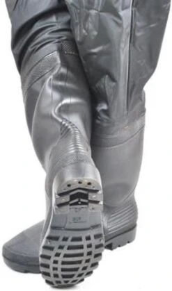 EASTWALL Waadpak Maat 43 - Waterdicht PVC Pak - Waadbroek Met Laarzen - Visserspak - Waterdicht Tuinpak - Warmtepak - Grijs/blauw -Gabor Verkoop 2024 708x1200