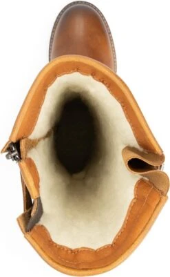 Travelin' Stavanger Leren Dames Laarzen - Wol Gevoerde Laars - Cognac Leer - Maat 38 -Gabor Verkoop 2024 740x1200