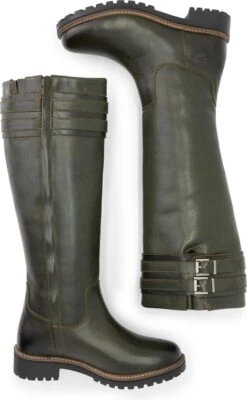 Travelin' Stavanger Leren Dames Laarzen - Wol Gevoerde Laars - Olijfgroen/Legergroen Leer - Maat 38 -Gabor Verkoop 2024 741x1200 1