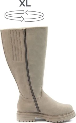 Gabylou - Laarzen Voor Brede Kuiten XL - Model Emilie - LT Taupe, Maat 38 -Gabor Verkoop 2024 747x1200 1