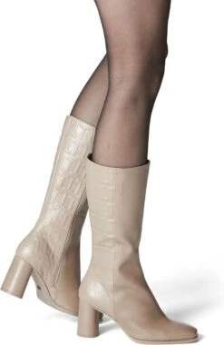 Tamaris Hoge Laarzen Taupe Textiel - Dames - Maat 39 -Gabor Verkoop 2024 779x1200