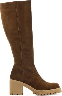 Mace Klassieke Laarzen Dames / Laarzen / Damesschoenen - Suède - M1144 - Cognac - Maat 41