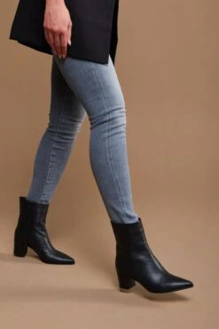 Lina Locchi Enkellaarsjes Dames / Laarzen / Damesschoenen - Leer - L1101 - Zwart - Maat 41 -Gabor Verkoop 2024 800x1200 7