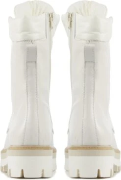 Mace Veterboots Dames / Laarzen / Damesschoenen - Canvas - M1100 - Gebroken Wit - Maat 38 -Gabor Verkoop 2024 808x1200