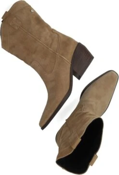 Notre-V Al331 Cowboylaarzen - Western Laarzen - Dames - Taupe - Maat 37