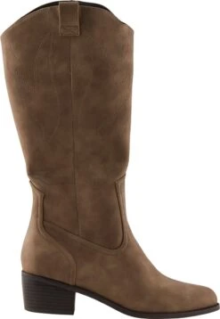 PIECES PCJOHANNE HIGH WESTERN BOOT Dames Laarzen - Maat 38