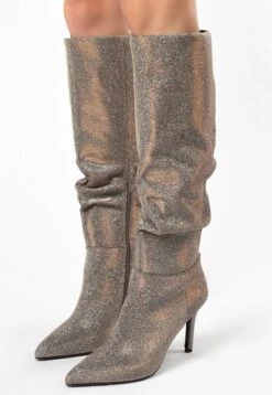 Sacha - Dames - Goudkleurige Hoge Laarzen Met Glitters - Maat 40 -Gabor Verkoop 2024 827x1200 5