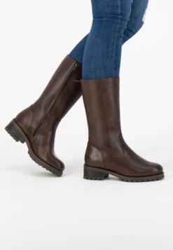 Travelin' Fitjar Leren Dames Laarzen - Wol Gevoerde Laars - Donkerbruin Leer - Maat 39 -Gabor Verkoop 2024 831x1200 9