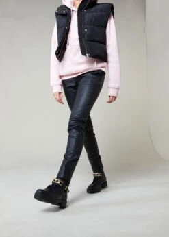 Gabor Veterboots Dames / Laarzen / Damesschoenen - Leer - 92.743.37 - Zwart - Maat 40 -Gabor Verkoop 2024 856x1200