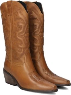 Notre-V Al300.1 Cowboylaarzen - Western Laarzen - Dames - Cognac - Maat 39 -Gabor Verkoop 2024 899x1200