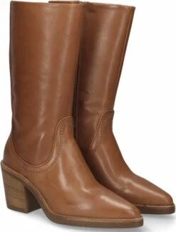 VIA VAI Kailee Sutton Hoge Laarzen - Donker Cognac - Maat 38 -Gabor Verkoop 2024 910x1200 2