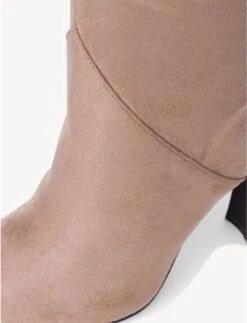 Tamaris Hoge Laarzen Taupe Textiel - Dames - Maat 39 -Gabor Verkoop 2024 918x1200