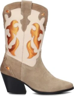 Omoda Lplola-15 Cowboylaarzen - Western Laarzen - Dames - Bruin - Maat 41