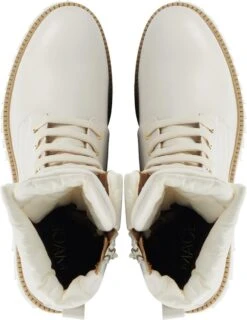 Mace Veterboots Dames / Laarzen / Damesschoenen - Canvas - M1100 - Gebroken Wit - Maat 38 -Gabor Verkoop 2024 927x1200 3