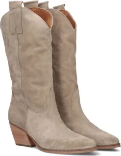 Notre-V 1517 Cowboylaarzen - Western Laarzen - Dames - Beige - Maat 39